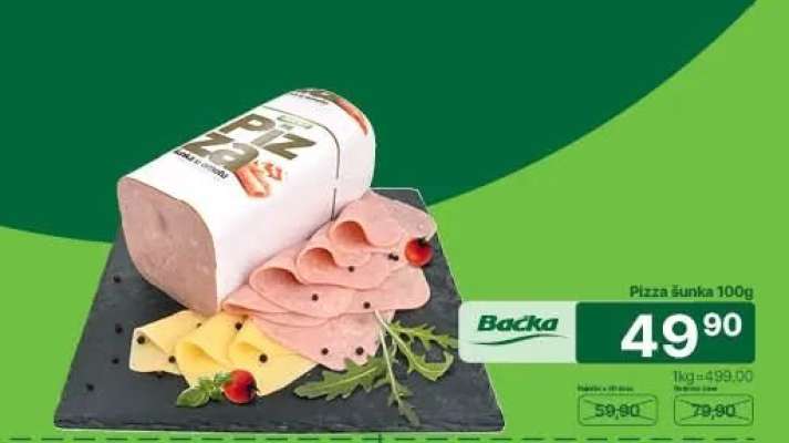 Pizza sunka 100g