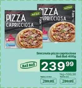 Smrznuta pizza capricciosa Baš Baš 400g