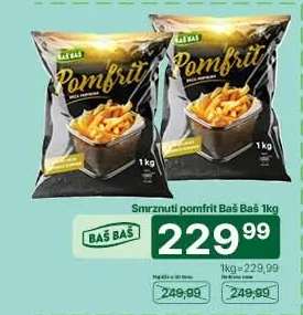 Smrznuti pomfrit Baš Baš 1kg