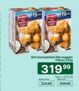 Smrznuti panirani fish nuggets