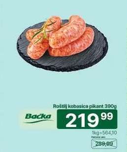 Roštilj kobasica pikant 390g