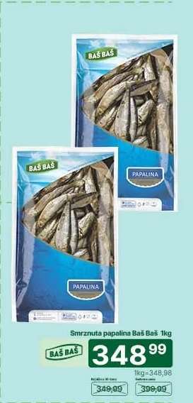 Smrznuta papalina Baš Baš 1kg