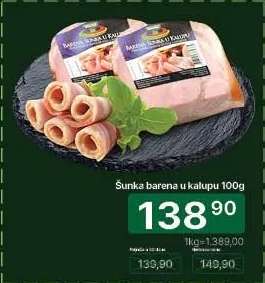 Šunka barena u kalupu 100g