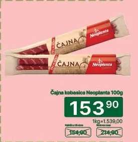 ČAJNA KOBASICA Neoplanta 100g