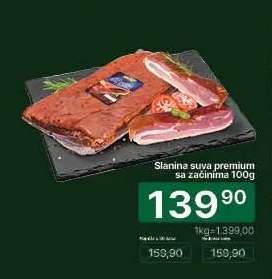Slanina suva premium sa začinima 100g