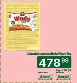 Kobasica barena pileća Wudy 1kg