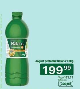 Jogurt probiotik Balans+ 1.5kg