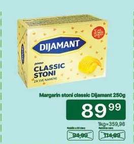 Margarin stoni classic Dijamant 250g