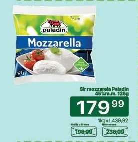 Sir mozzarella Paladin 45% m.m. 125g