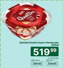 Sladoled Quattro Layers Cheesecake