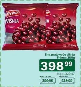 Smrznuto voće višnja