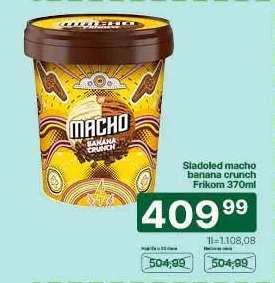 Sladoled macho banana crunch