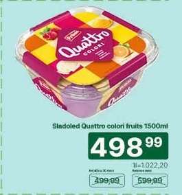 Sladoled Quattro colori fruits 1500ml