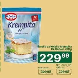 Smeša za kolače krempita Dr.Oetker 230g