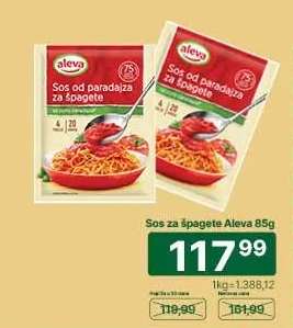 Sos za špagete Aleva 85g