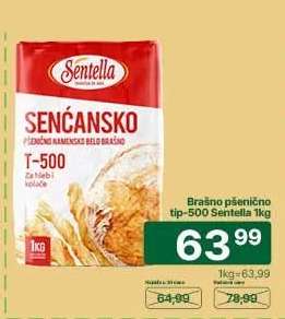 Brašno pšenično tip-500 Sentella 1kg