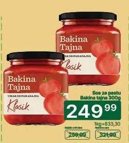 Sos za pastu Bakina tajna 300g