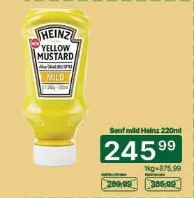 Senf mild Heinz 220ml