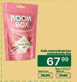 Kaša ovsena Boom box malina&vanilja 60g