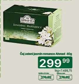 Čaj zelený jasmín romance Ahmad 40g