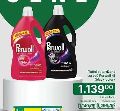 Tečni deterdžent za veš Perwoll 4l (black, color)