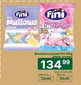 Bombone penaste Fini 100g (plave, crvene)