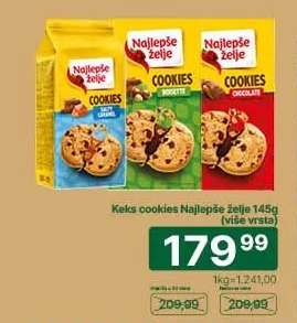 Keks cookies Najlepše želje 145g