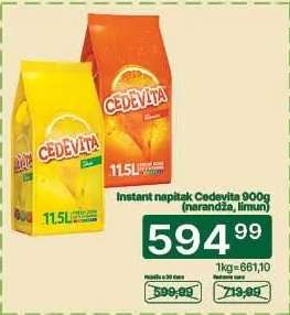 Instant napitak Cedevita 900g (narandža, limun)