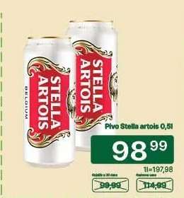 Pivo Stella Artois 0.5l