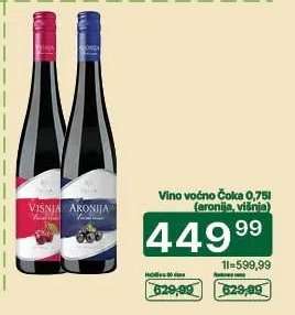 Vino voćno Čoka 0,75l