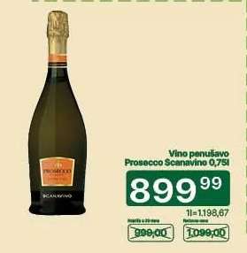 Vino penušavo Prosecco Scanavino 0,75l