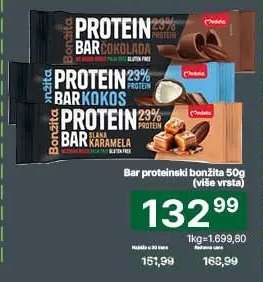 Bar proteinski bonžita 50g (više vrsta)