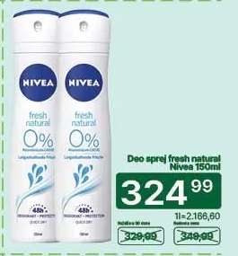Deo sprej Fresh Natural Nivea 150ml