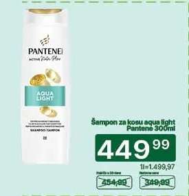 Šampon za kosu aqua light Pantene 300ml