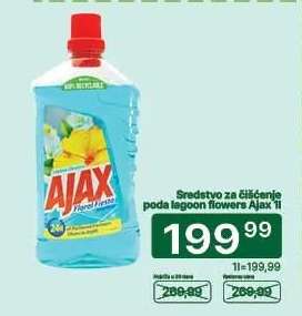 Sredstvo za čišćenje poda lagoon flowers Ajax 1l