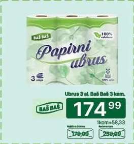 Ubrus 3 sl. Baš Baš 3 kom.