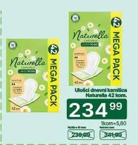 Ulošci dnevni kamilica Naturella 42 kom.
