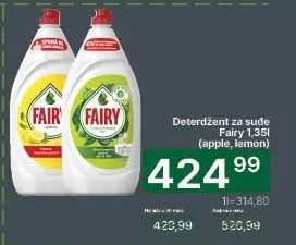 Deterdžent za sude Fairy 1,35l (apple, lemon)