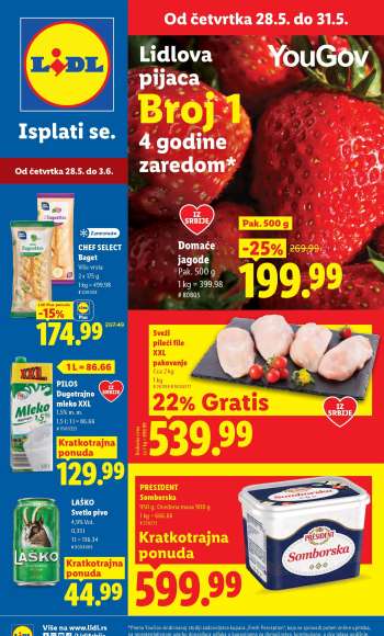 Lidl katalog - 28.05.2026 - 03.06.2026.