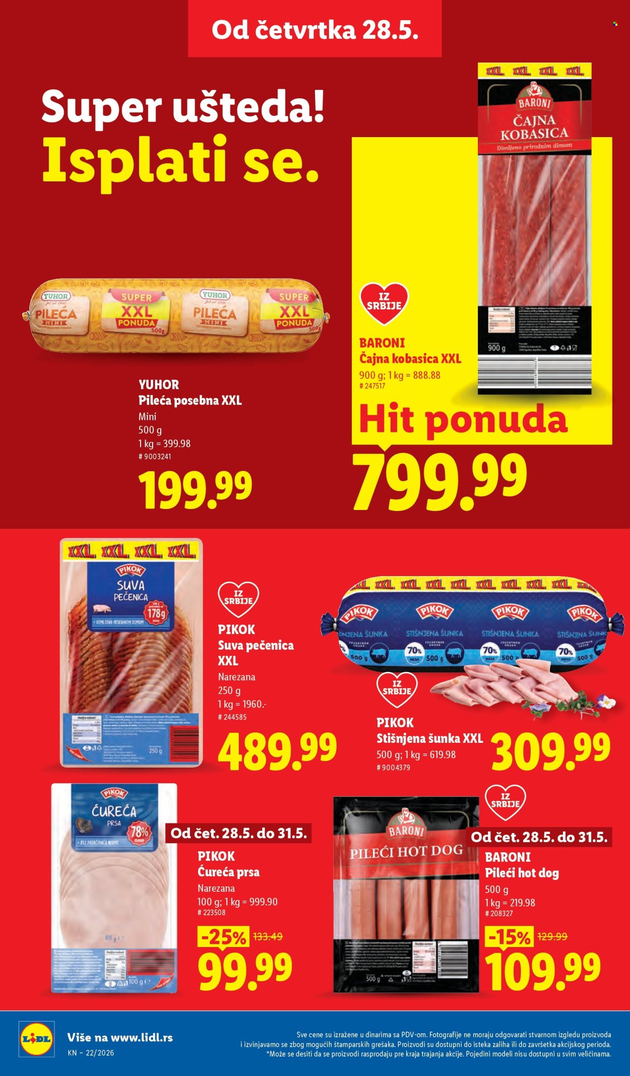 Lidl katalog - 28.05.2026 - 03.06.2026. Stranica 22