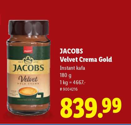 JACOBS Velvet Crema Gold
