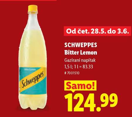 SCHWEPPES Bitter Lemon