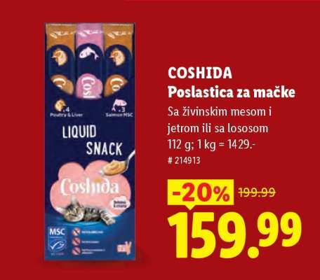COSHIDA Poslastica za mačke