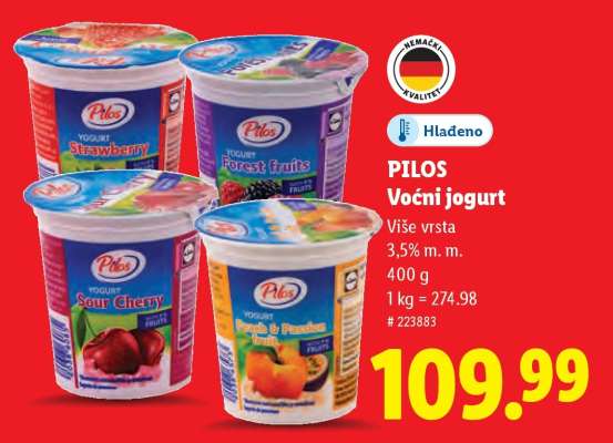 Pilos Voćni jogurt