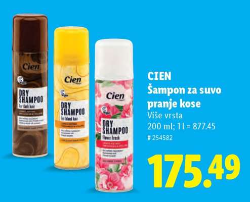 Cien Šampon za suvo pranje kose