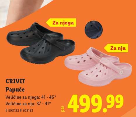 CRIVIT Papuče
