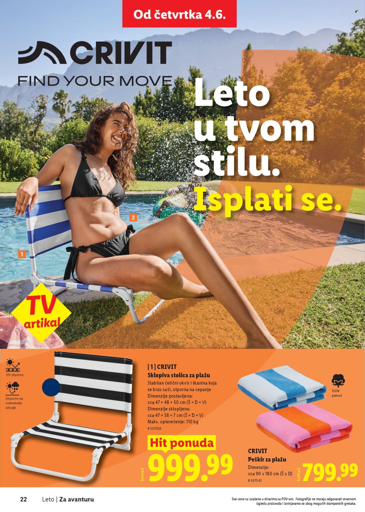 Lidl katalog. Stranica 22