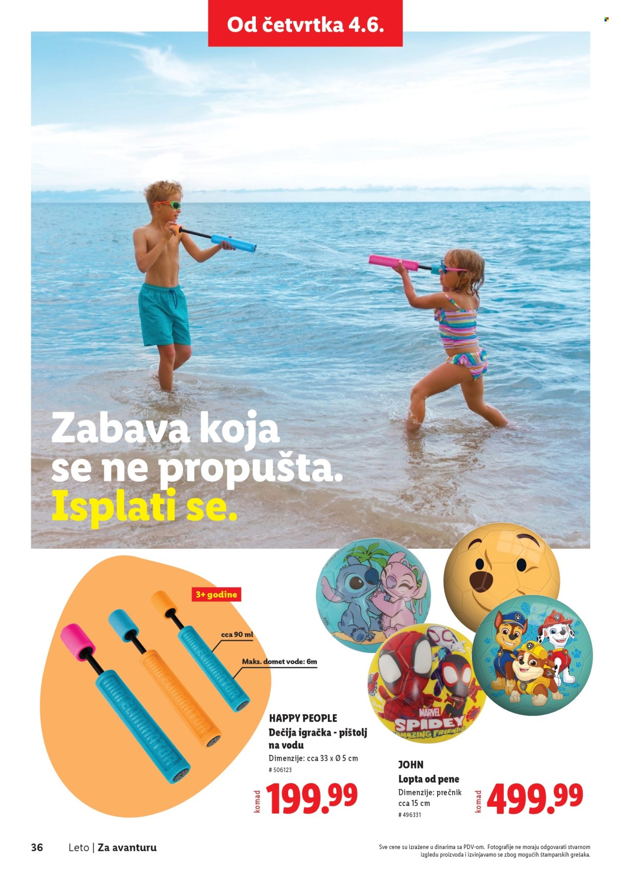 Lidl katalog. Stranica 36