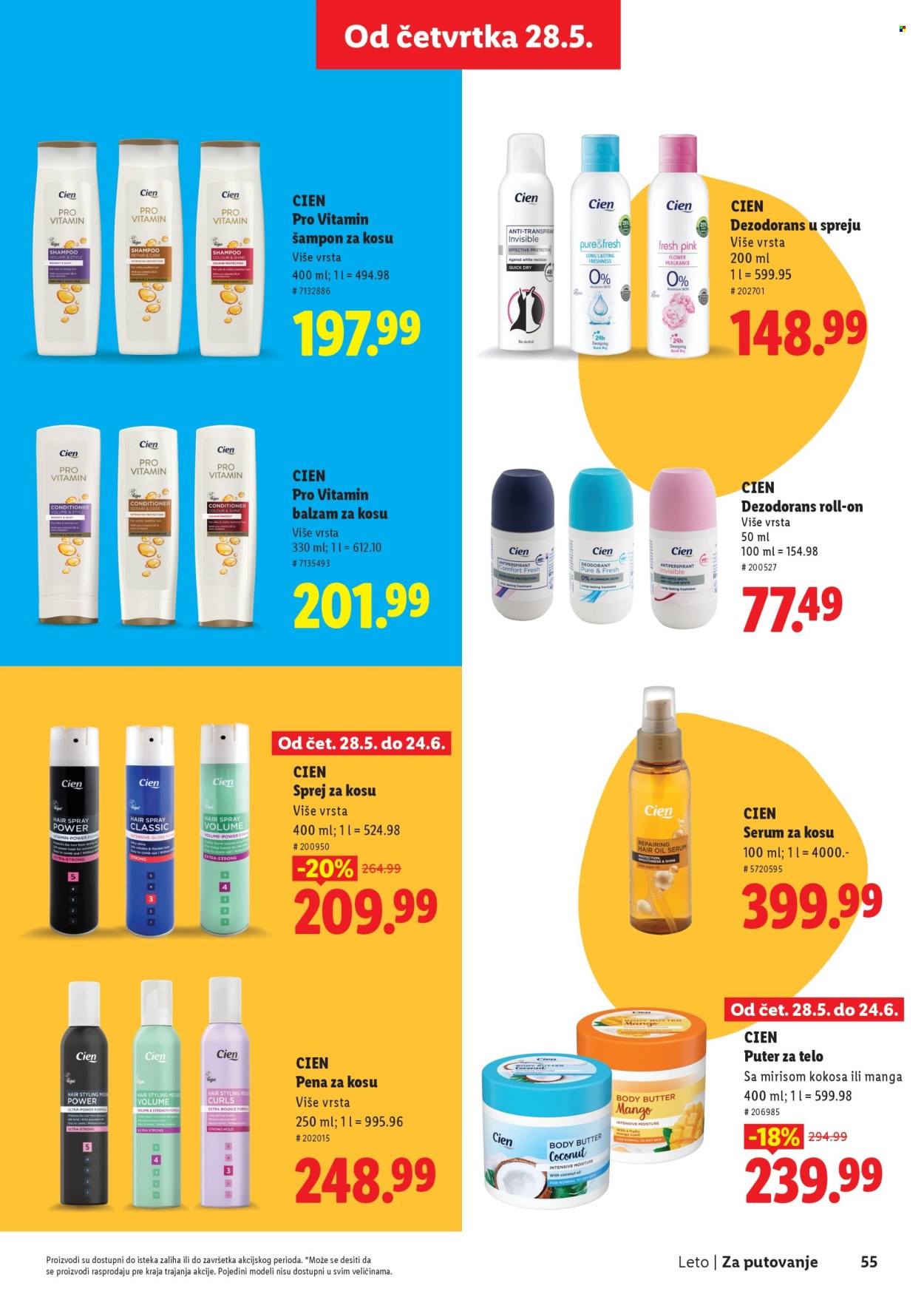 Lidl katalog. Stranica 55
