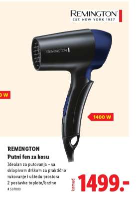 REMINGTON Putni fen za kosu
